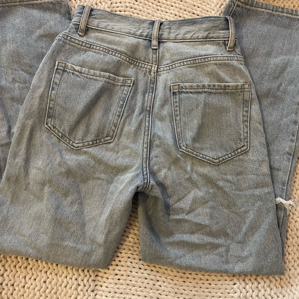 Pacsun Ripped High Rise Straight - Picture 2 of 3